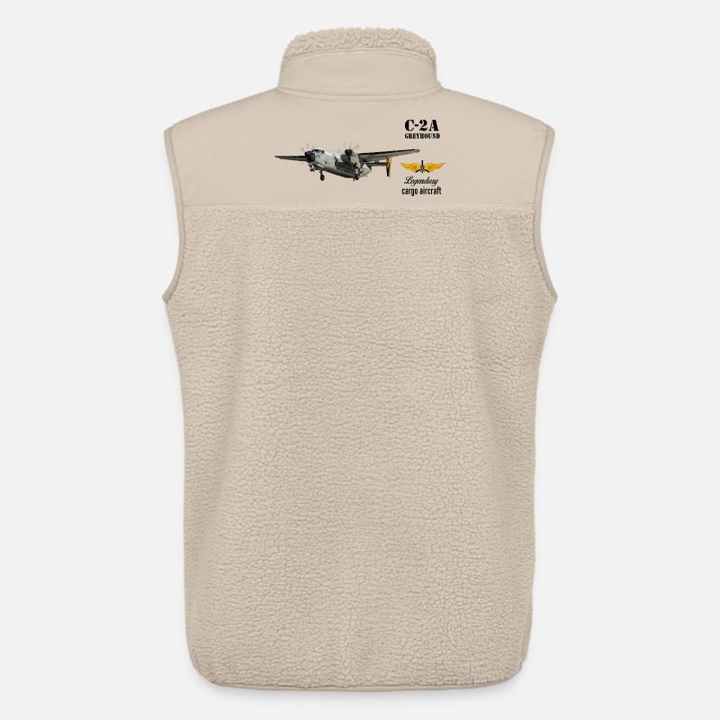 C-2A Greyhound - Unisex Sherpaweste von Stanley/Stella - Beige