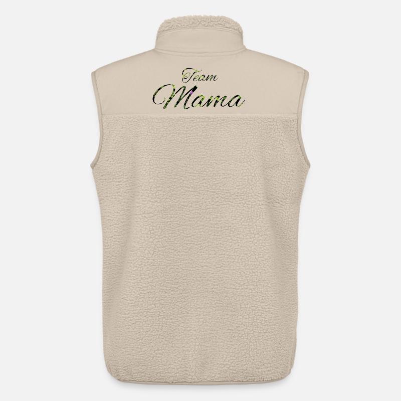 Bonne Année Grüne Blätter Script - Unisex Sherpaweste von Stanley/Stella - Beige
