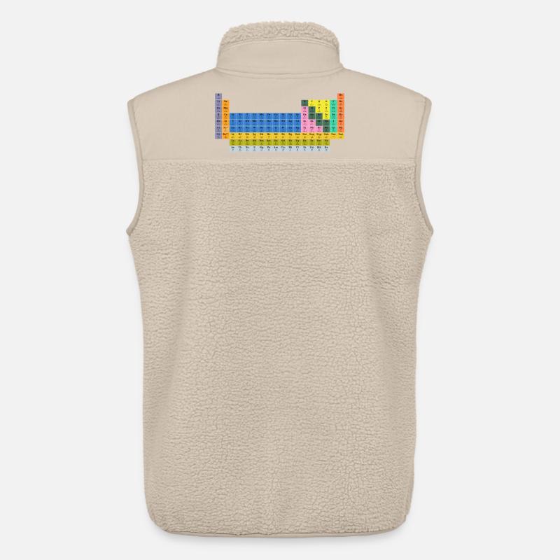 PeriodicTable - Unisex Sherpaweste von Stanley/Stella - Beige