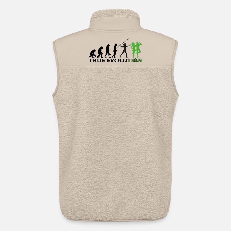 Évolution vers la danse traditionnelle irlandaise - Veste sans manches sherpa unisexe Stanley/Stella - beige