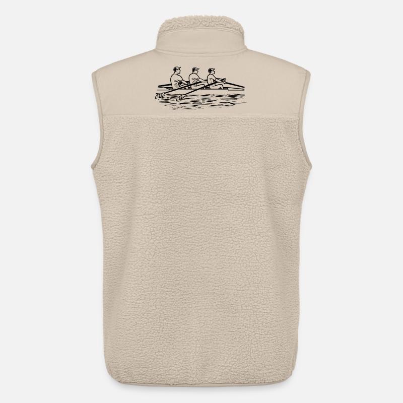 Rudermannschaft Zeichnung - Unisex Sherpaweste von Stanley/Stella - Beige