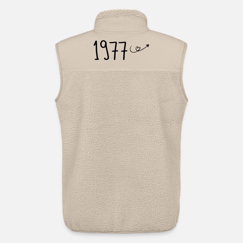 1977 Jubiläum 1977 Retro 1977 - Unisex Sherpaweste von Stanley/Stella - Beige