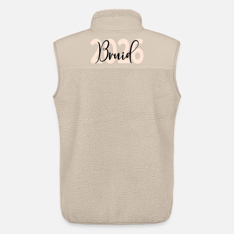 Bruiloft Bruid 2026 - Unisex Sherpaweste von Stanley/Stella - Beige