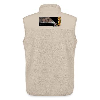 Wurzeln Höhlenmalerei - Unisex Sherpaweste von Stanley/Stella - Beige - Hinten - AI Model Male 178 light (178cm)