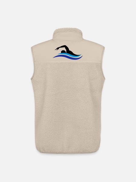 swimmer - Unisex Sherpa Gilet by Stanley/Stella - beige