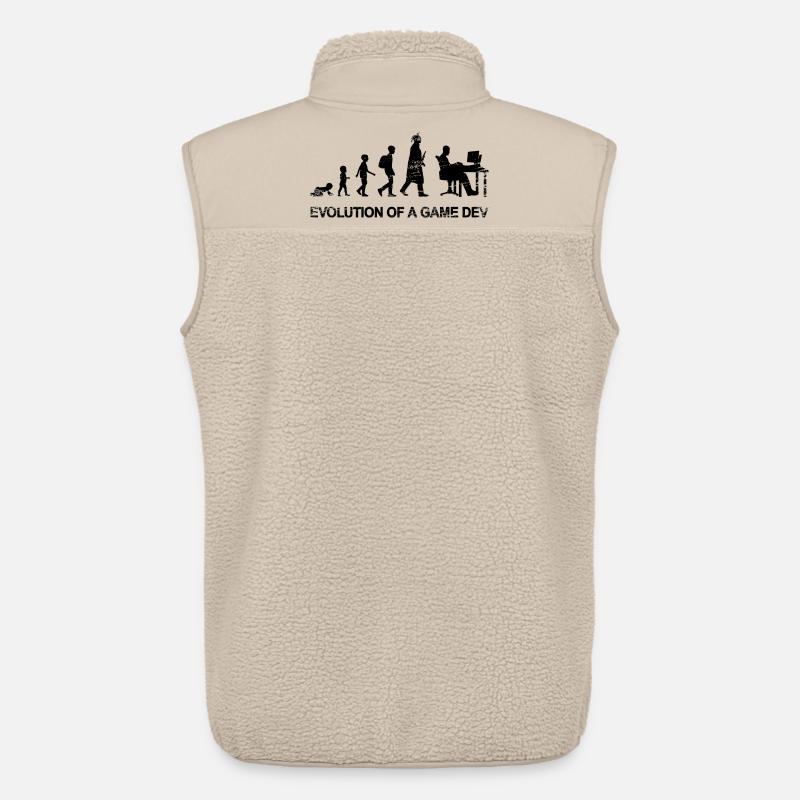 Entwicklung eines Spieleentwicklers - Unisex Sherpaweste von Stanley/Stella - Beige