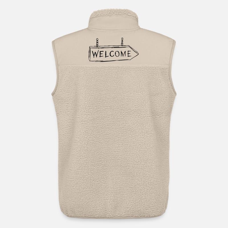 Welcome - Unisex Sherpaweste von Stanley/Stella - Beige