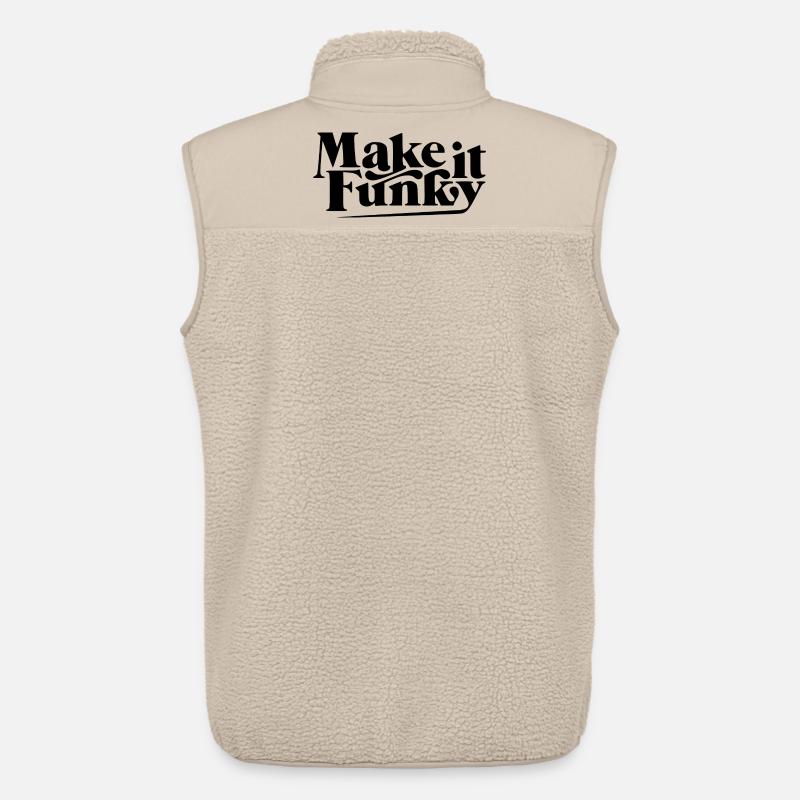 Mach es flippig - Unisex Sherpaweste von Stanley/Stella - Beige