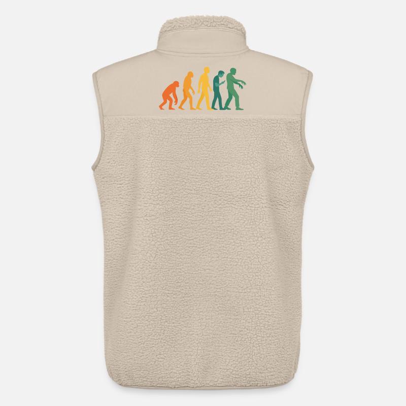 Evolution Silhouette Gradient - Unisex Sherpa Gilet by Stanley/Stella - beige