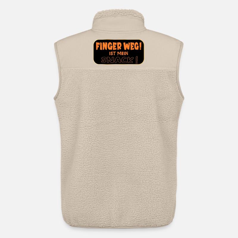 Finger Weg Snack - Unisex Sherpaweste von Stanley/Stella - Beige