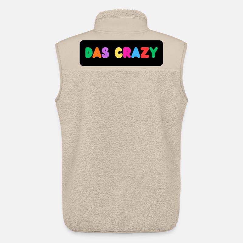 Das Crazy - Unisex Sherpaweste von Stanley/Stella - Beige