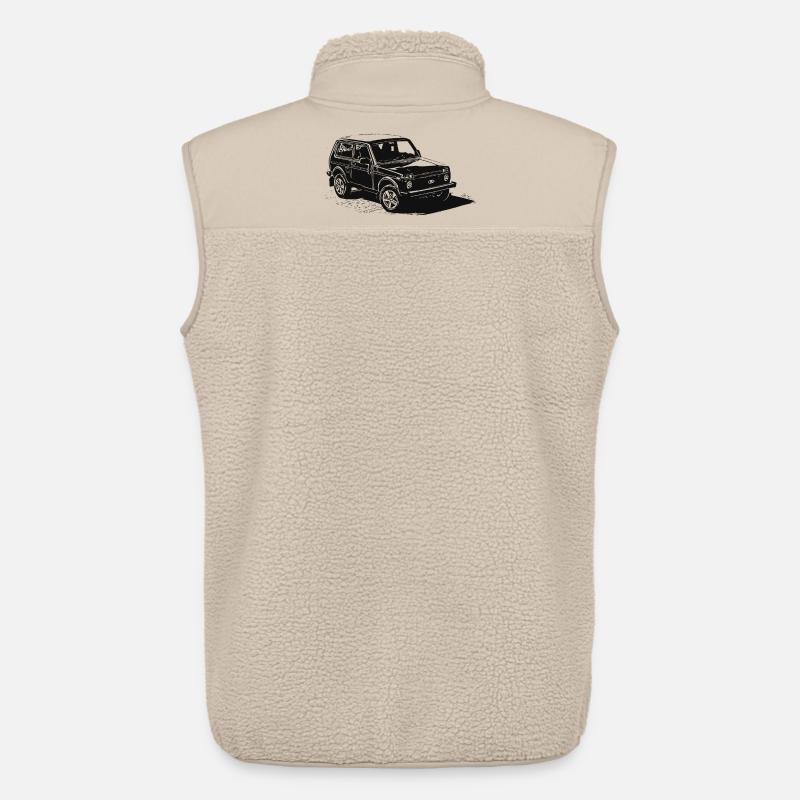 Lada Niva - Unisex Sherpaweste von Stanley/Stella - Beige