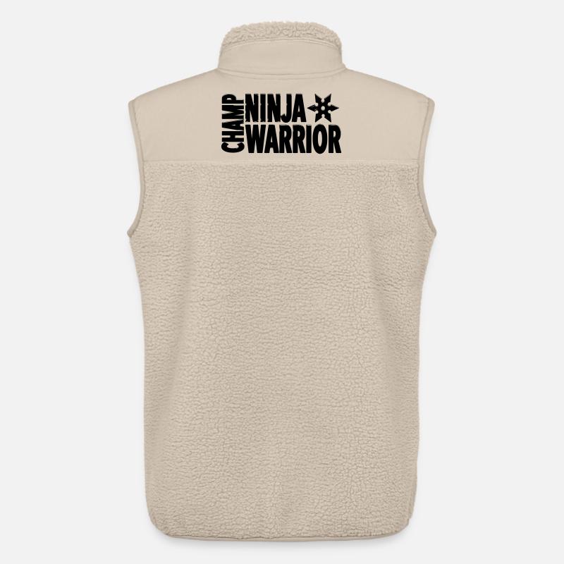 Chase Ninja Warrior – Strong Action Statement - Unisex Sherpaweste von Stanley/Stella - Beige