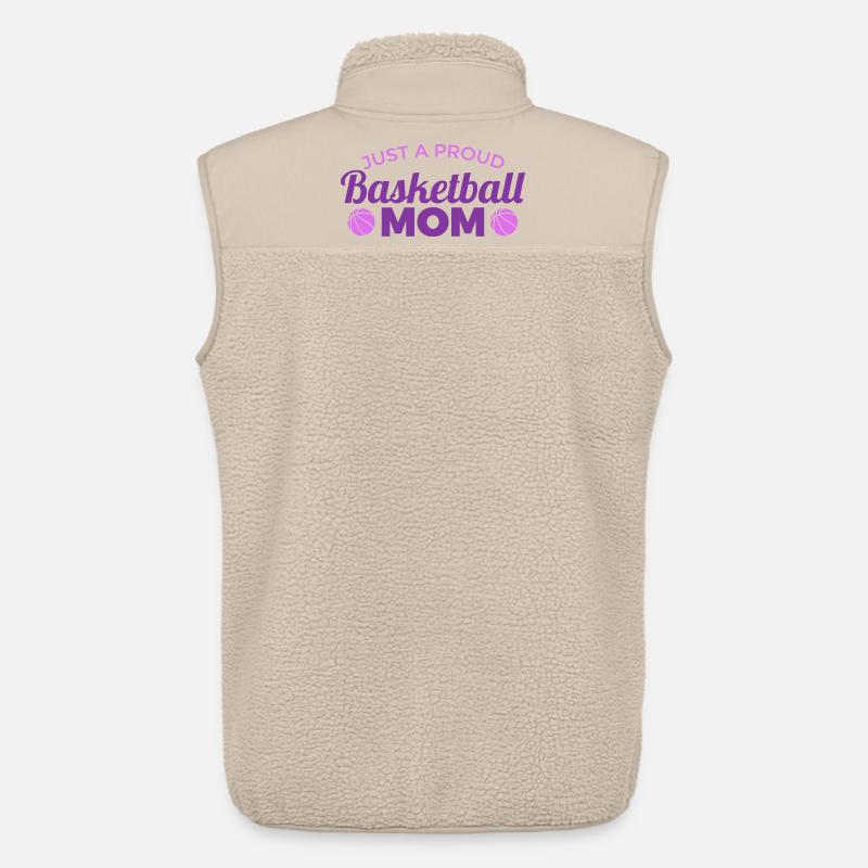 Stolze Basketball Mutter - Unisex Sherpaweste von Stanley/Stella - Beige