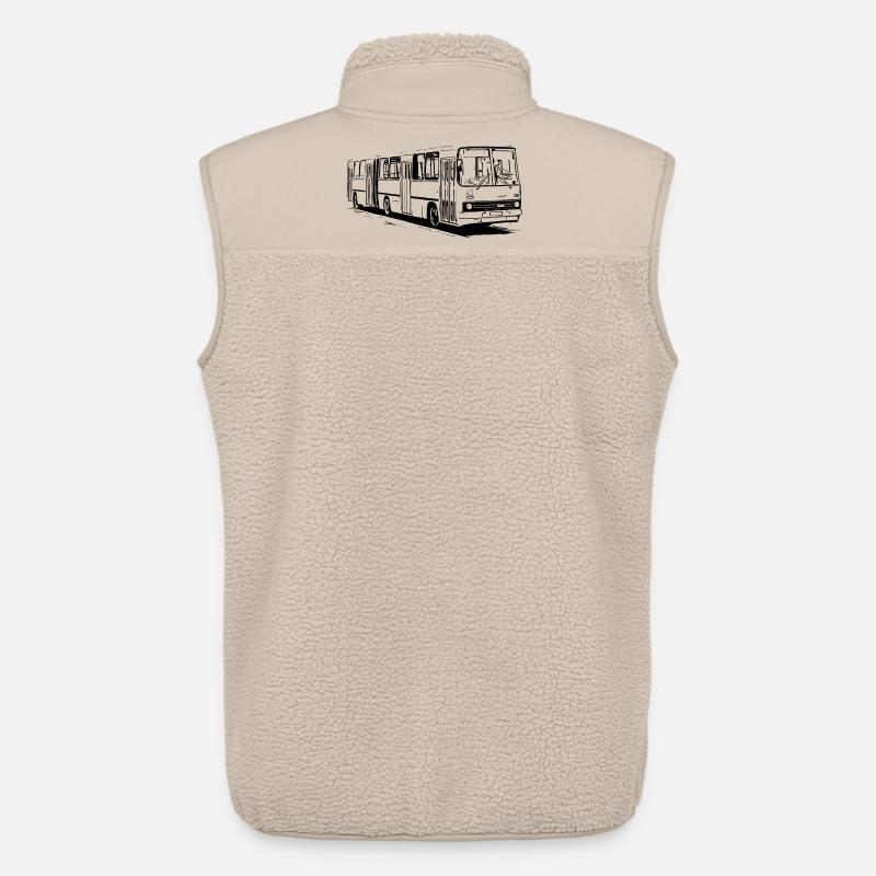 Ikarus Gelenkbus - Unisex Sherpaweste von Stanley/Stella - Beige