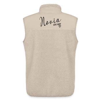 Spanische Braut 2027 - Unisex Sherpaweste von Stanley/Stella - Beige - Hinten - AI Model Male 178 light (178cm)