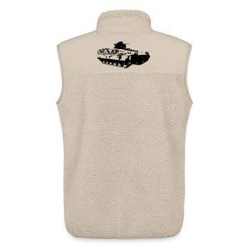Schützenpanzer Marder - Unisex Sherpaweste von Stanley/Stella - Beige - Hinten - AI Model Male 178 light (178cm)
