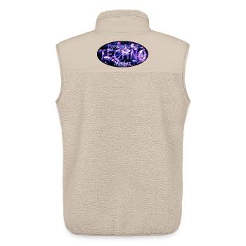 Hocus Pocus Techno Modus - Unisex Sherpaweste von Stanley/Stella - Beige - Hinten - AI Model Male 178 light (178cm)