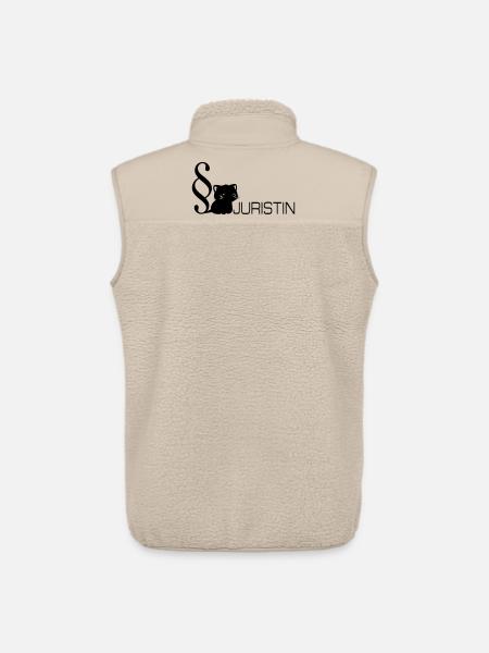 Law Cat Lawyer - Unisex Sherpa Gilet by Stanley/Stella - beige