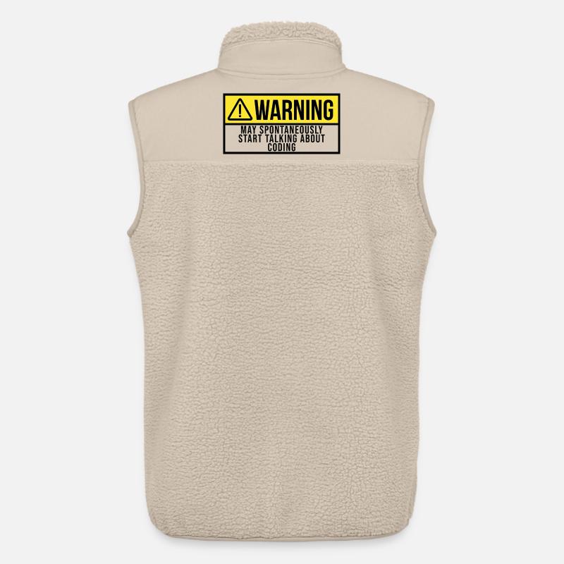 Coding - Unisex Sherpa Gilet by Stanley/Stella - beige