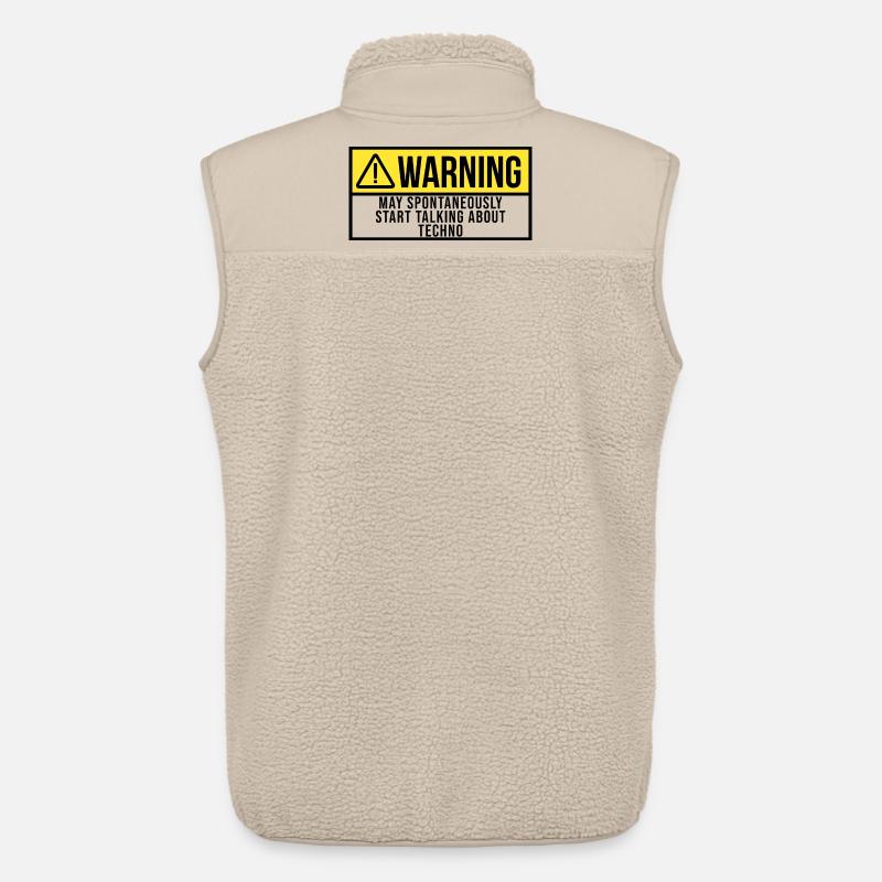 Techno - Unisex Sherpaweste von Stanley/Stella - Beige