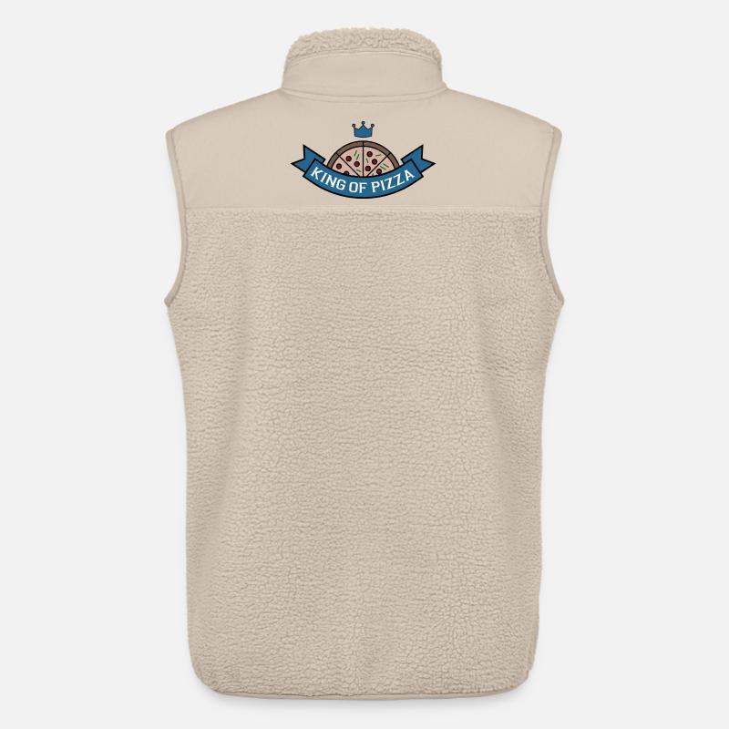 Pizza - Unisex Sherpaweste von Stanley/Stella - Beige