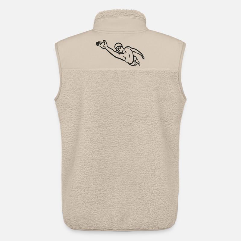 Schwimmer - Unisex Sherpaweste von Stanley/Stella - Beige