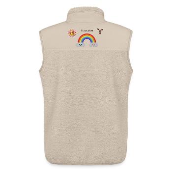 Eine Wette verloren - Unisex Sherpaweste von Stanley/Stella - Beige - Hinten - AI Model Male 178 light (178cm)