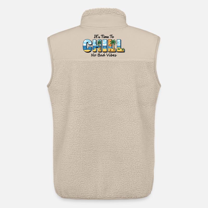 Chill Beach Sonnenbriefe - Unisex Sherpaweste von Stanley/Stella - Beige