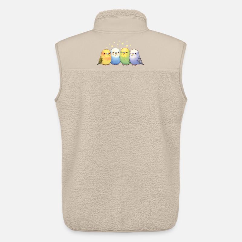 Budgies - Veste sans manches sherpa unisexe Stanley/Stella - beige