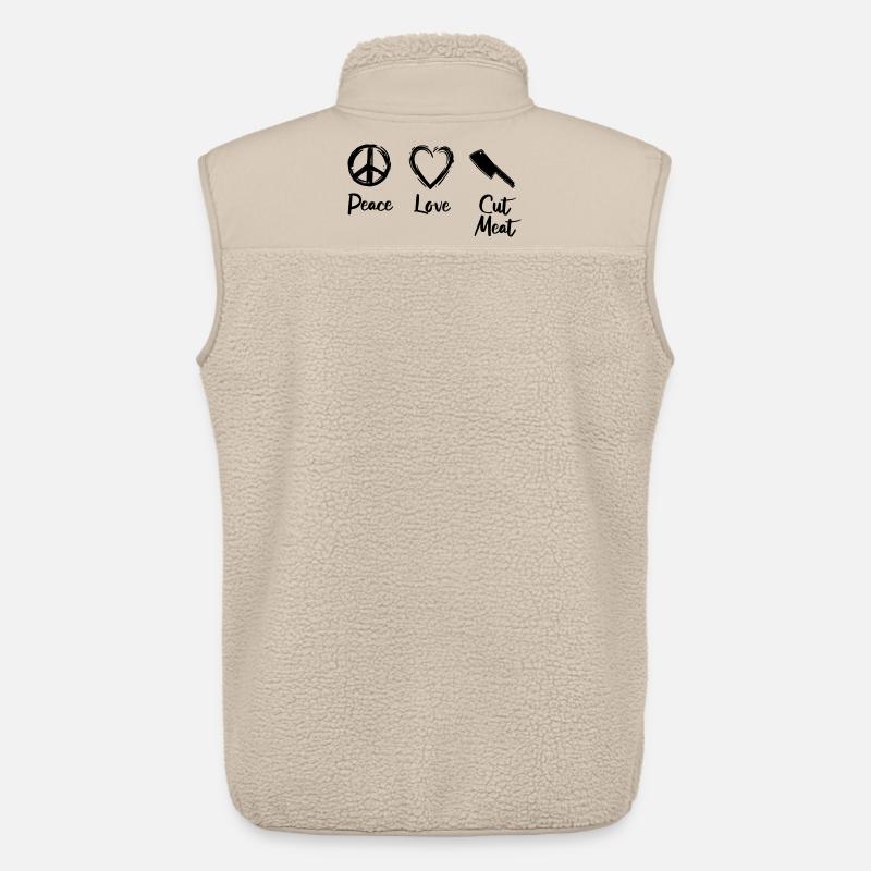 Fleischer Motivation - Unisex Sherpaweste von Stanley/Stella - Beige