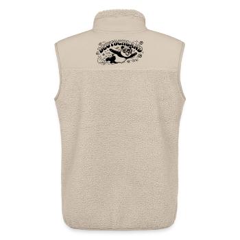 Deutschland Fussball Panda - Unisex Sherpaweste von Stanley/Stella - Beige - Hinten - AI Model Male 178 light (178cm)