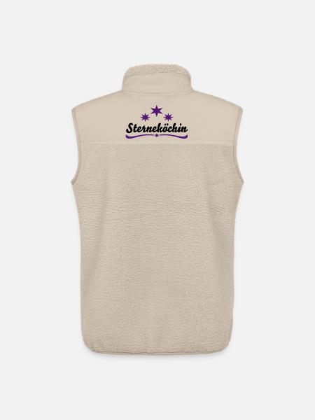 Kochen - Unisex Sherpaweste von Stanley/Stella - Beige