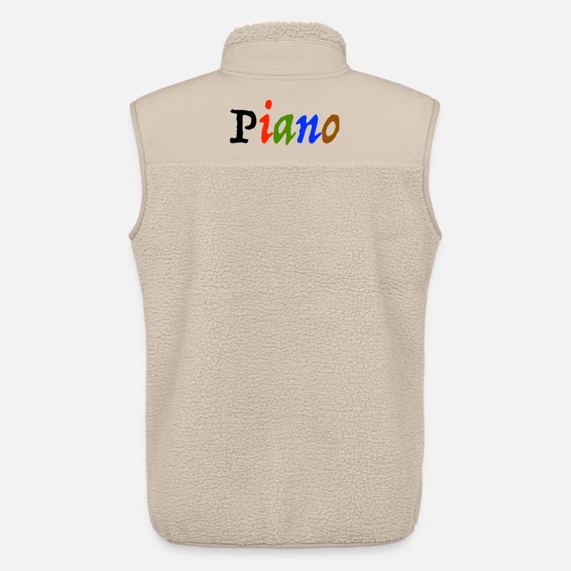 piano - Unisex Sherpaweste von Stanley/Stella - Beige