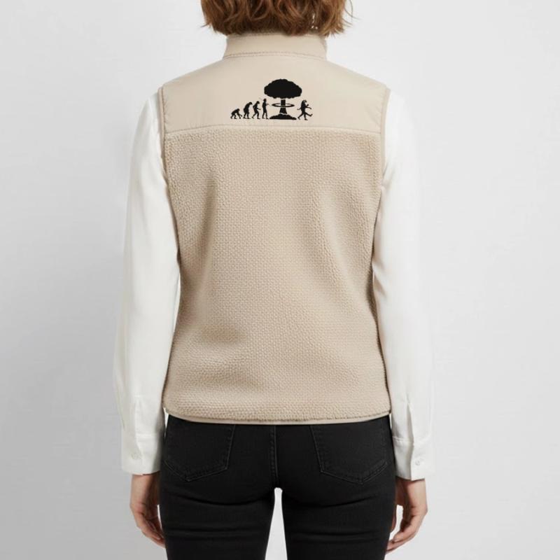 Radioactive evolution Unisex Sherpa Gilet by Stanley/Stella