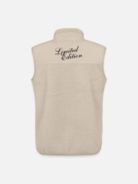 Édition limitée - Veste sans manches sherpa unisexe Stanley/Stella - beige