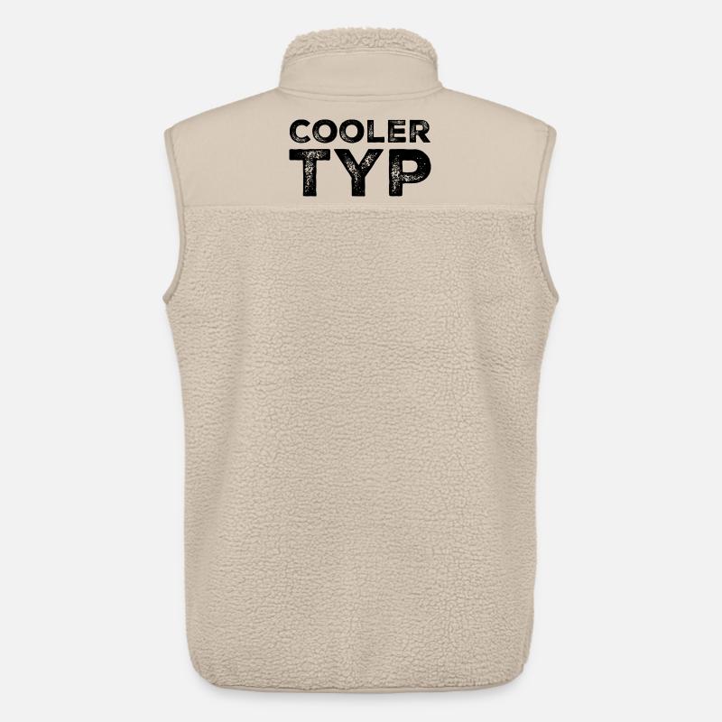 Cooler Typ Lustiger Spruch - Unisex Sherpaweste von Stanley/Stella - Beige