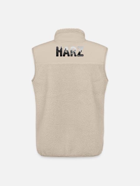 Harzmensch - im Harz zu Hause - Unisex Sherpaweste von Stanley/Stella - Beige