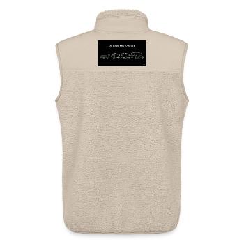 die evolutions campatie - Unisex Sherpaweste von Stanley/Stella - Beige - Hinten - AI Model Male 178 light (178cm)
