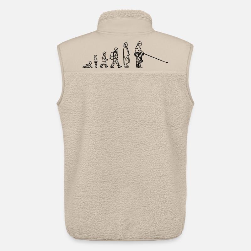 Fischer Evolution - Unisex Sherpa Gilet by Stanley/Stella - beige