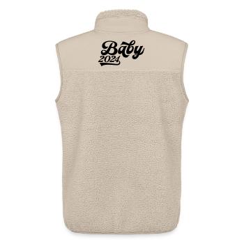 Baby 2024 - Unisex Sherpa Gilet by Stanley/Stella - beige - Back - AI Model Male 178 light (178cm)