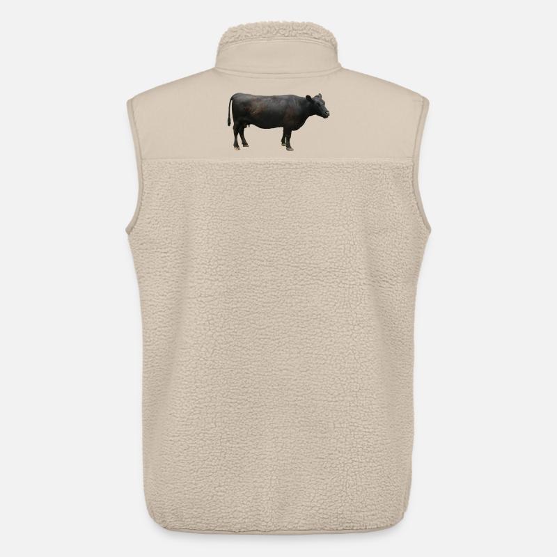 Rind schwarz - Unisex Sherpaweste von Stanley/Stella - Beige