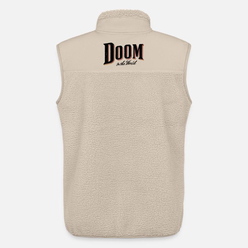 Doom to the world - Unisex Sherpaweste von Stanley/Stella - Beige