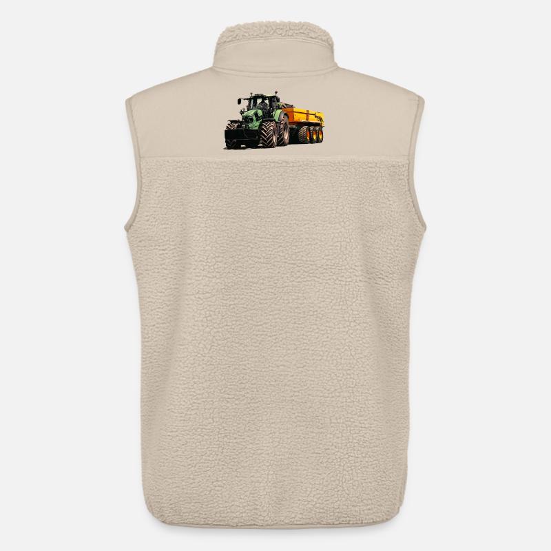 Deutz med tipvogn - Stanley/Stella MEDIUM FIT Unisex Sherpa-vest - beige