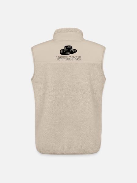 Straw Hat Love - Unisex Sherpa Gilet by Stanley/Stella - beige