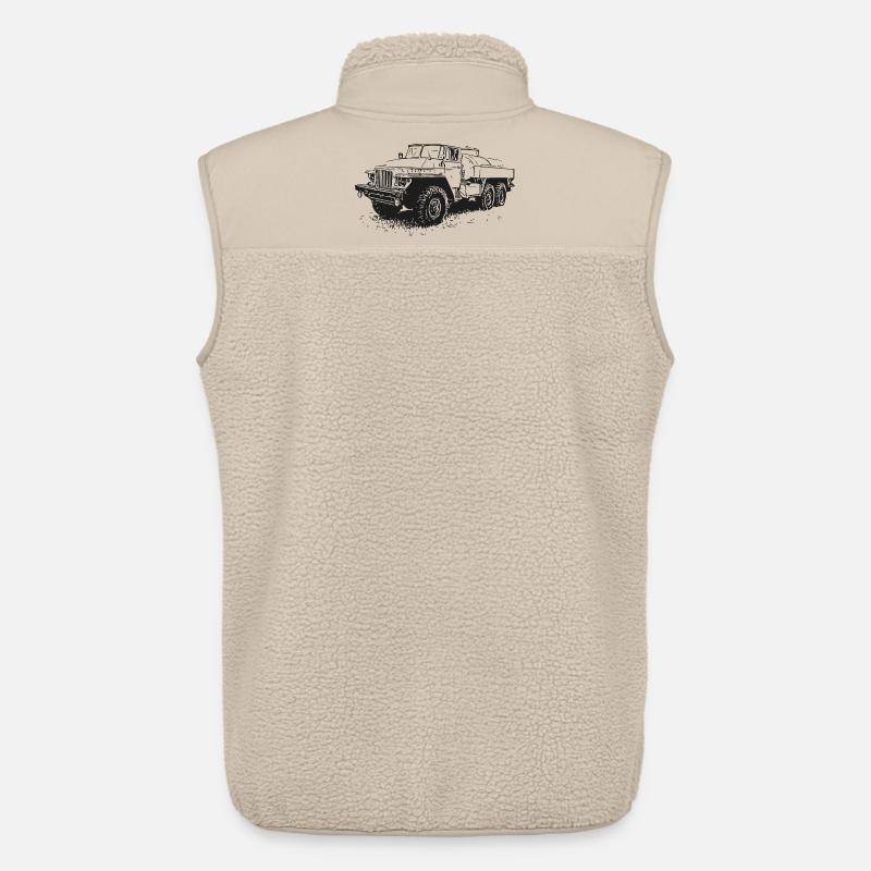 Ural Power – Schwergewicht auf Rädern - Unisex Sherpaweste von Stanley/Stella - Beige
