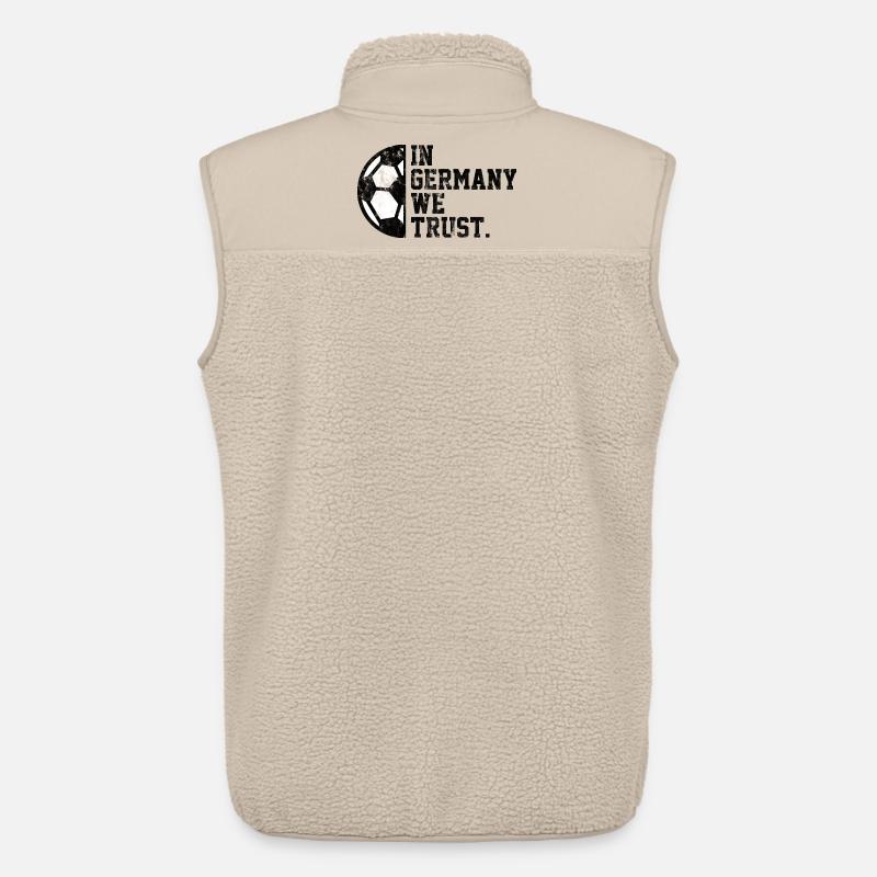 In Germany we Trust - Unisex Sherpaweste von Stanley/Stella - Beige