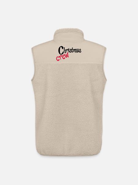 Christmas - Unisex Sherpa Gilet by Stanley/Stella - beige