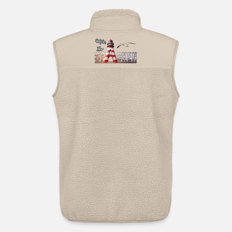 Moin Ihr Spacken Black - Unisex Sherpaweste von Stanley/Stella - Beige