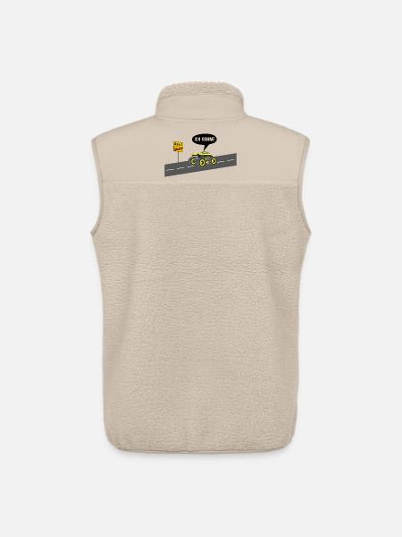 Schule ich komme - Unisex Sherpaweste von Stanley/Stella - Beige